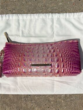 brahman Kayla wristlet pink peony ombre Melbourne clutch tassel gold